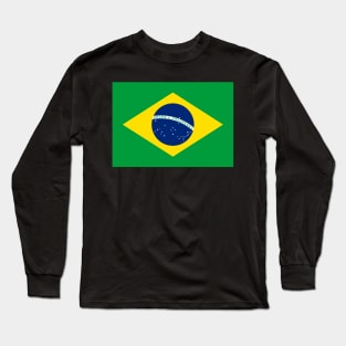 Flag of Brazil Long Sleeve T-Shirt